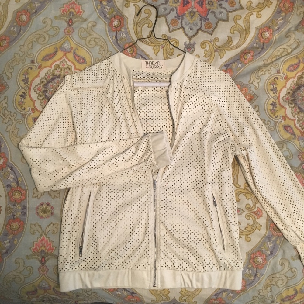 Adorable ivory jacket!
